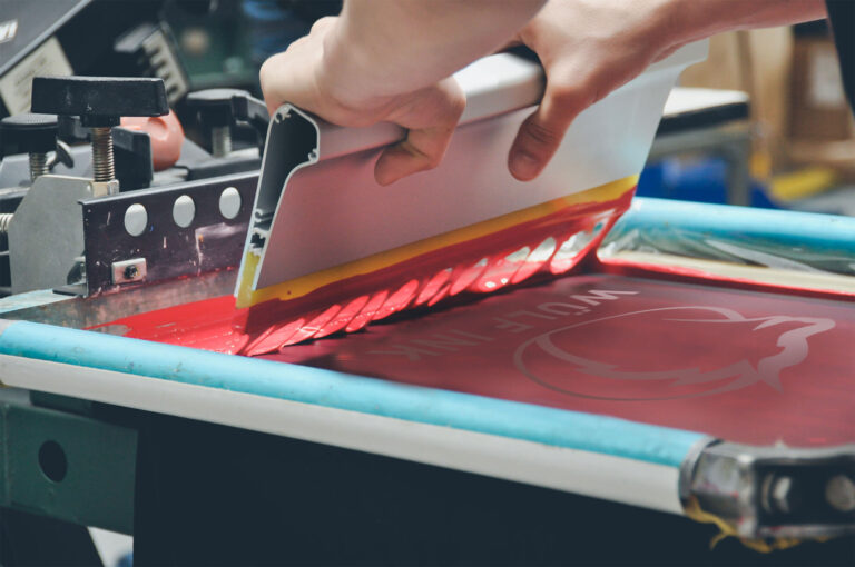 Printing studio workspace
